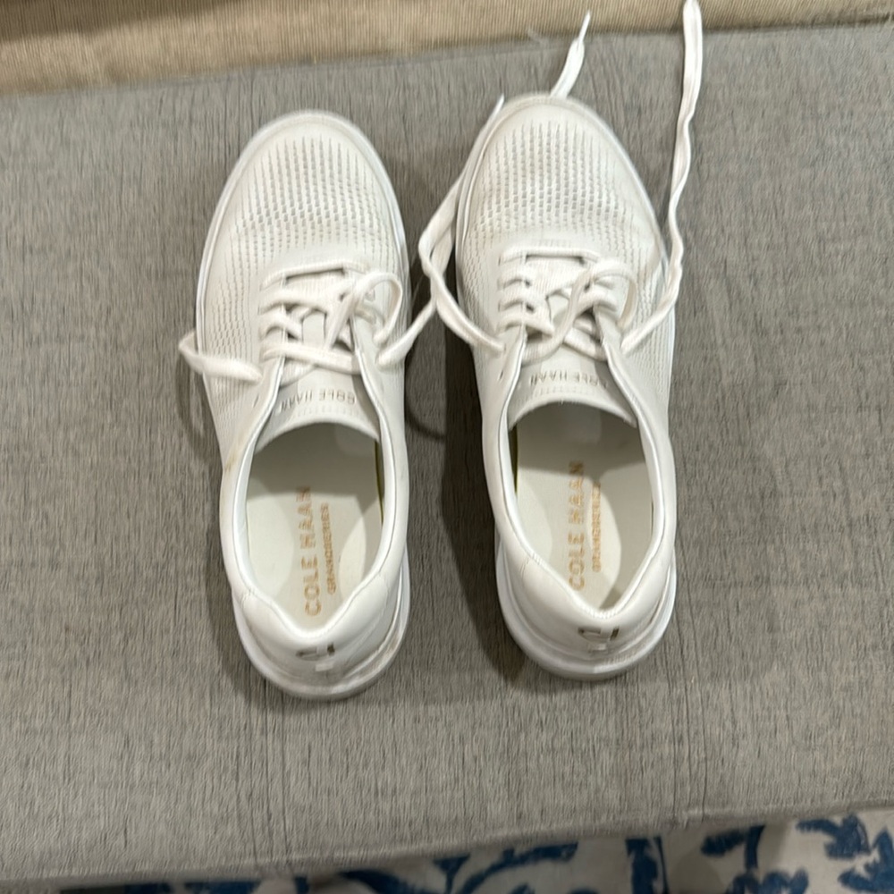 Cole Haan topspin pro grand series sneakers 7 1/2 wide in white